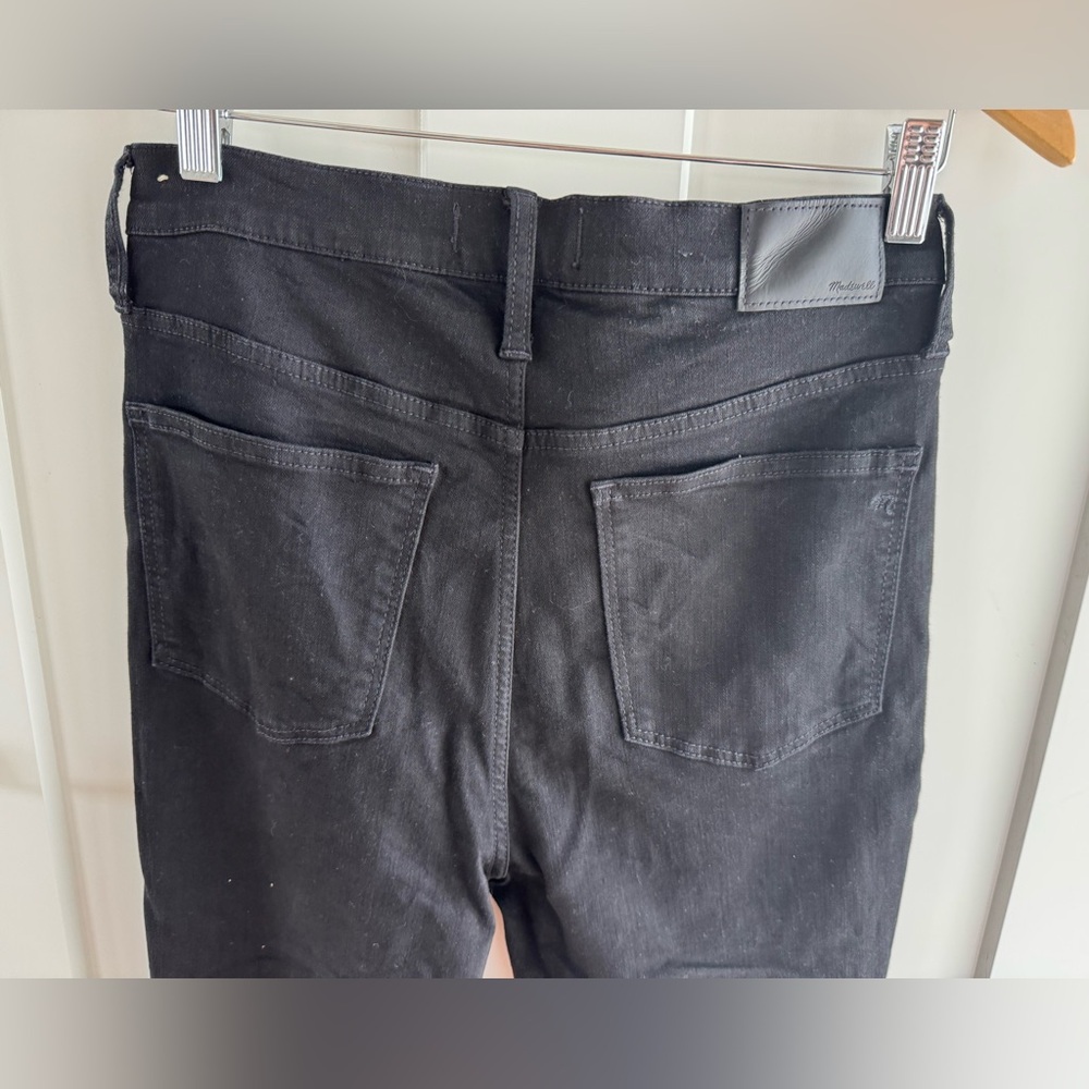 Madewell Black Denim Roadtripper Jeans Size 29 - Picture 3 of 13